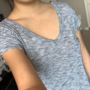F21 - fitted gray short sleeve